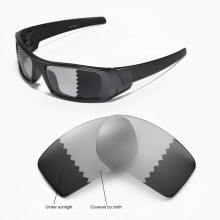 Walleva Transition/Photochromic Polarized Replacement Lenses for Oakley Gascan Sunglasses